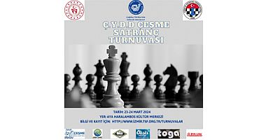 Çeşme ÇYDD, satranç turnuvası düzenliyor