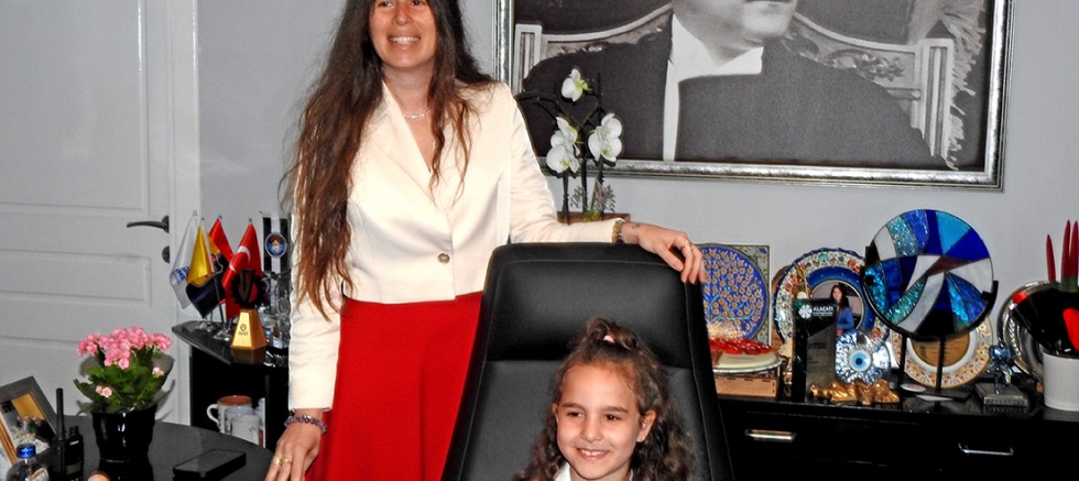 Başkan Denizli, Koltuğunu Minik Toprak Aydın’a Devretti