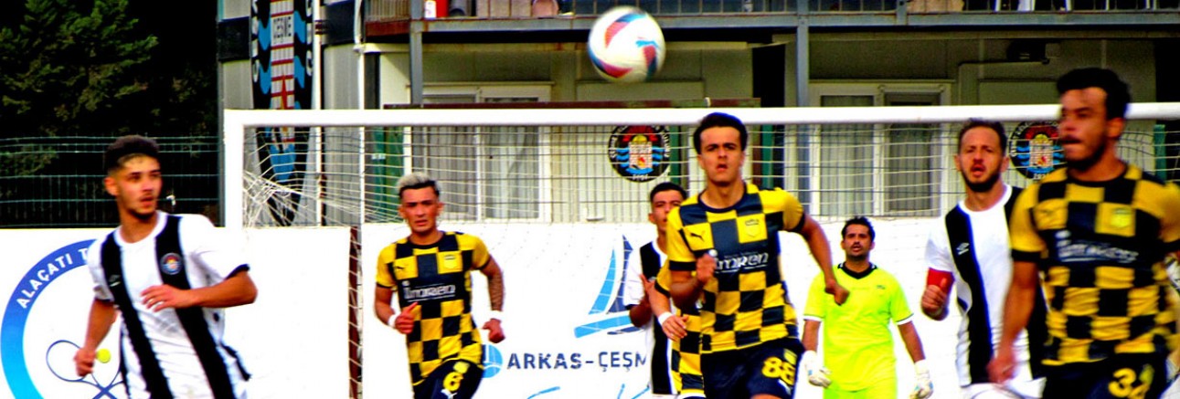 Çeşme-Alaçatı maçında 
