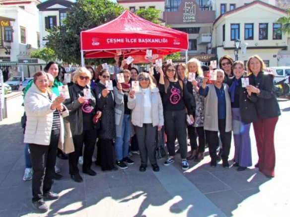    Çeşme’de, CHP Kadın Kolları'ndan 8 Mart etkinliği: “Eşitlik bir lütuf değil, haktır”  
