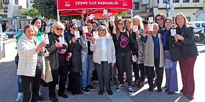   Çeşme’de, CHP Kadın Kolları'ndan 8 Mart etkinliği: “Eşitlik bir lütuf değil, haktır”  