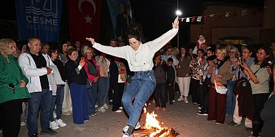 Çeşme’de Hıdırellez Coşkusu: Ateşler Yakıldı, Dilekler Tutuldu