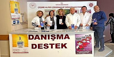 Çeşme'de organ bağışı farkındalığı etkinliği