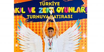 Çeşmeli terzinin torunundan Akıl ve Zeka Oyunları'nda büyük başarı
